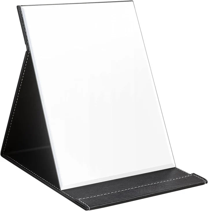 Compact Makeup Mirror with Foldable Stand Base