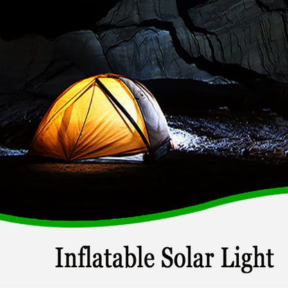 Inflatable Solar Light – Flexible and Waterproof LED Lamp for Camping and Outdoor Activities