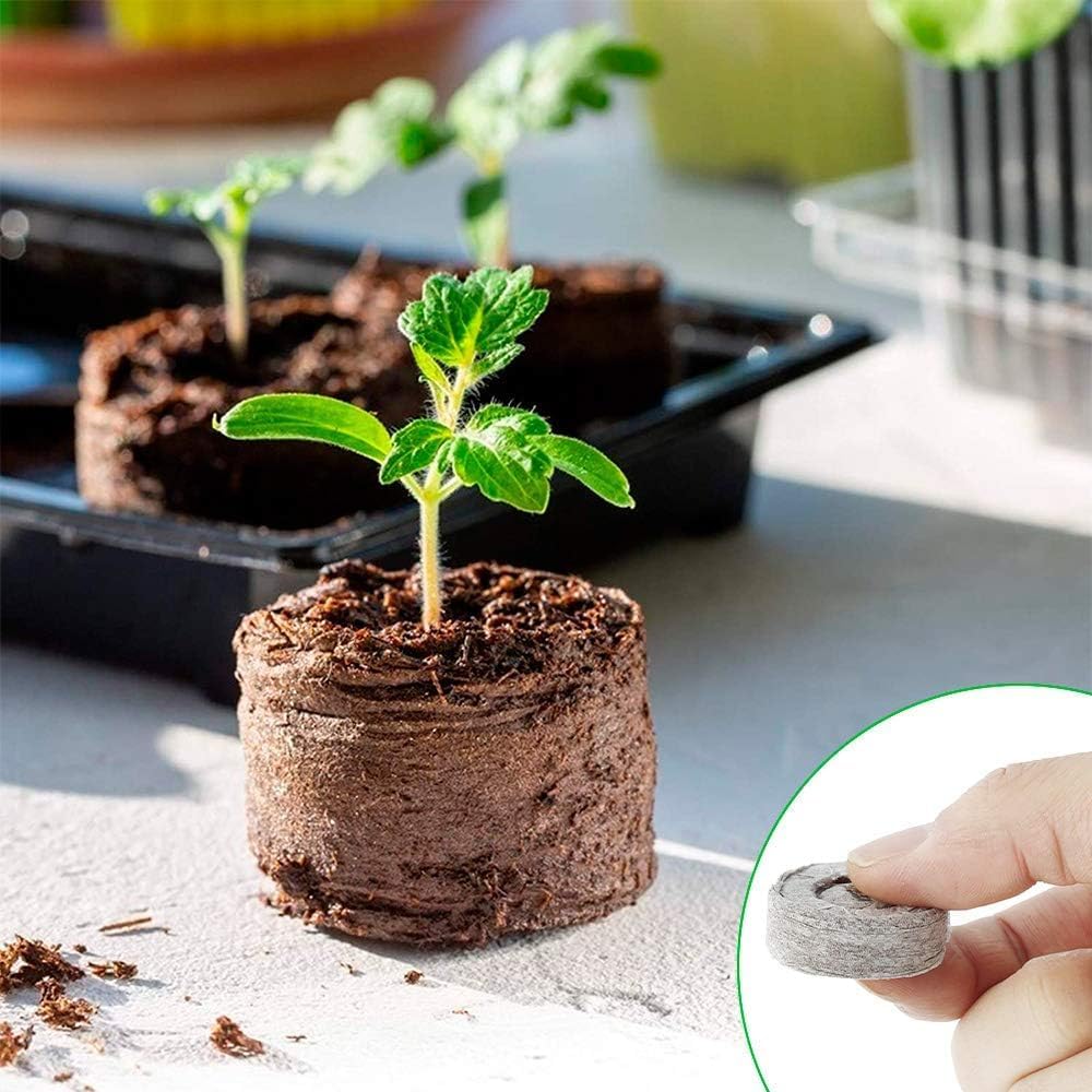 Coconut Fiber Peat Germination Pellets – Seed Planting Starter for Optimal Germination