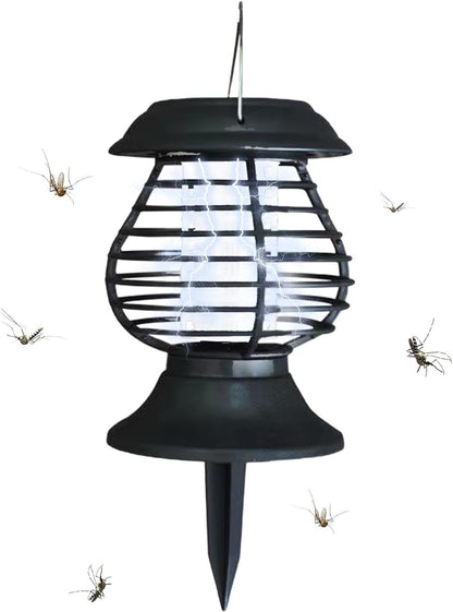 Solar-Powered Insect Repellent Lamp with LED Light – Effective Mosquito Control for Garden and Patio