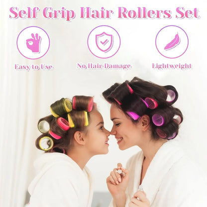 Self-Grip Hair Rollers for Long-Lasting Waves