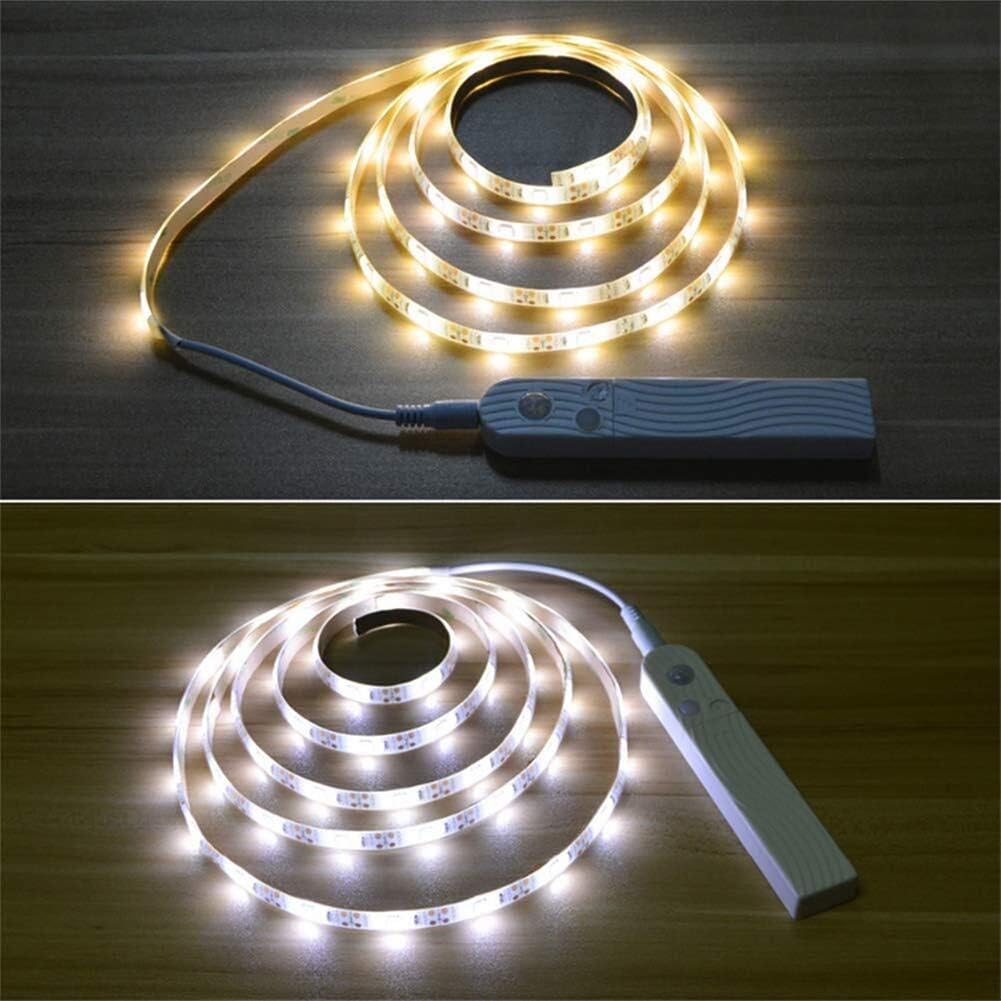 Flexible LED Light Strip With Remote Control – 2-Meter Strip For Decorative Lighting In Shelves And Cabinets