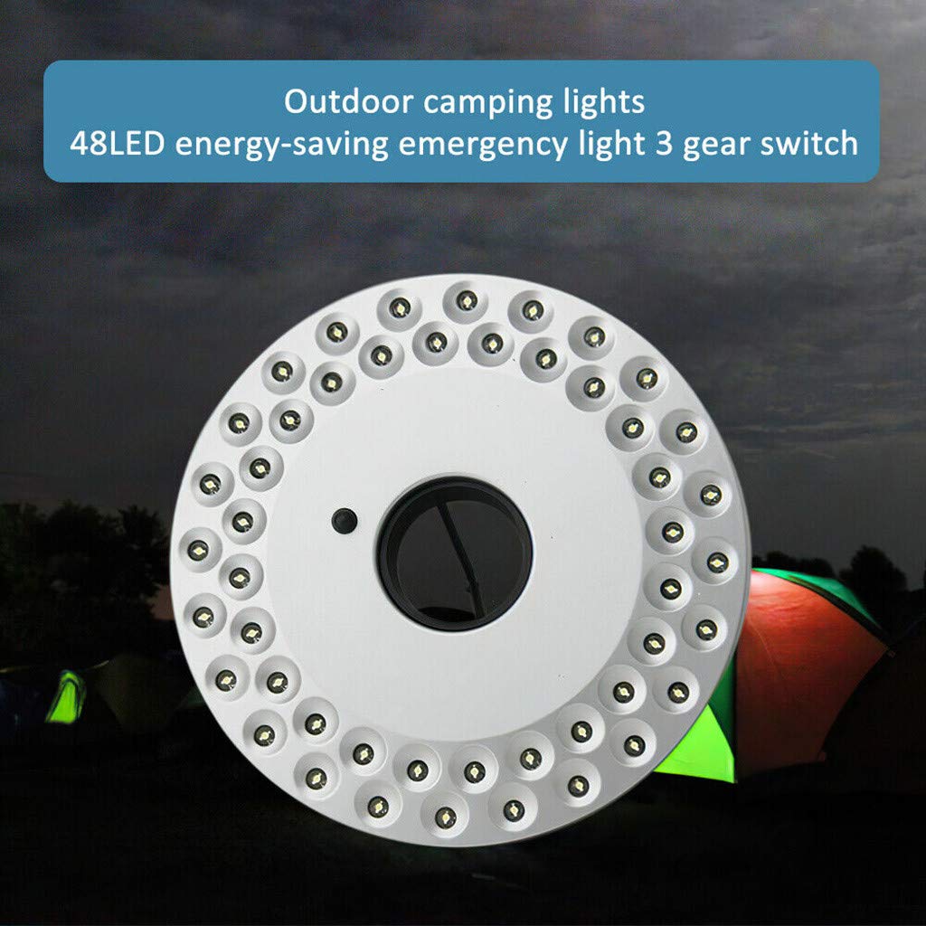 Solar LED camping lamp – hanging portable tent light for outdoor activities – rechargeable, waterproof, energy-saving