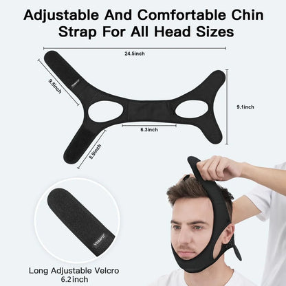Anti-Snoring Chin Strap – Adjustable Snoring Stopper for Peaceful Sleep
