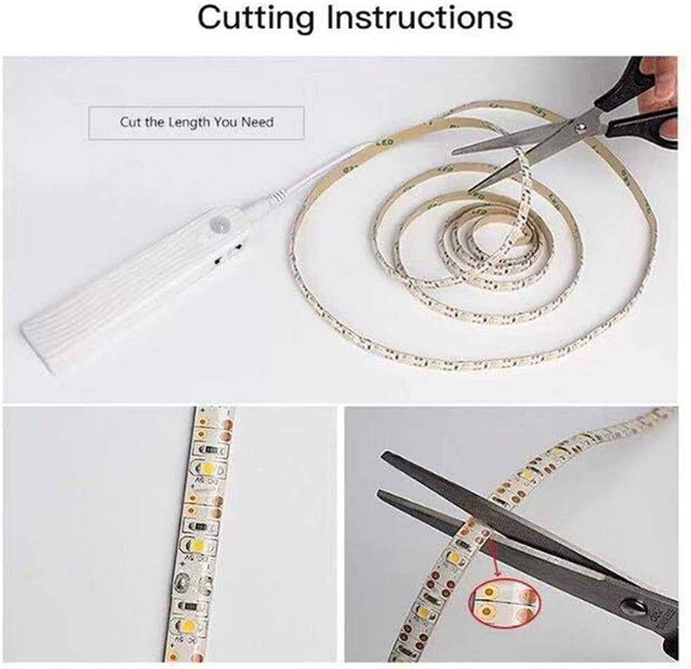 Flexible LED Light Strip With Remote Control – 2-Meter Strip For Decorative Lighting In Shelves And Cabinets