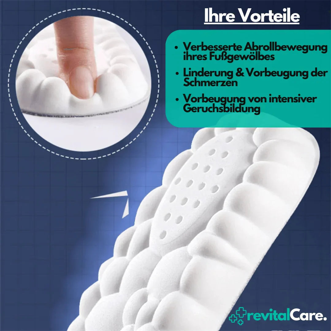 Comfortable 4D Insoles for Everyday Use
