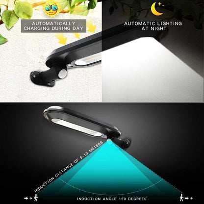 Solar Wall Light with Motion Sensor and 180° Rotation – LED Outdoor Lighting for Garden, Terrace, and Yard