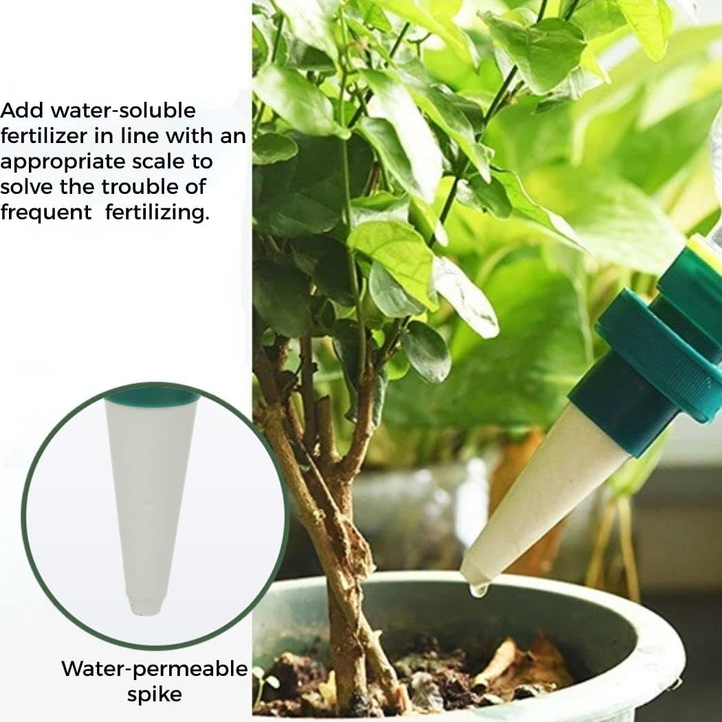 Self-Watering Spikes for Plants – Automatic Drip Spikes for Bottles for Efficient Plant Care