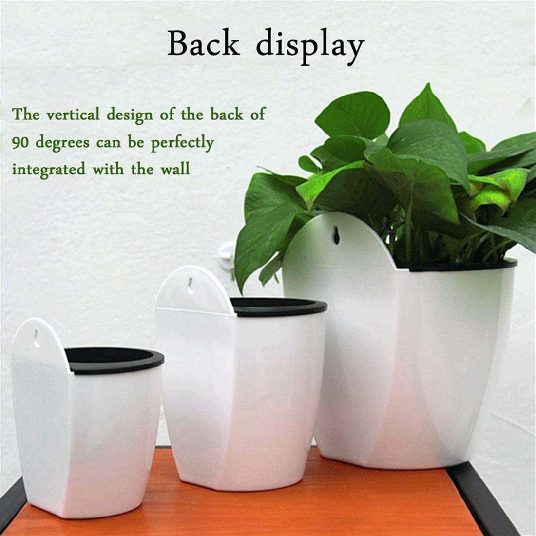 Self-Watering Hanging Planter – Modern Flower Pot for Wall Mounting for Efficient Plant Care
