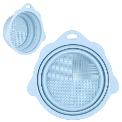 Foldable Silicone Cleaning Bowl for Brushes and Sponges