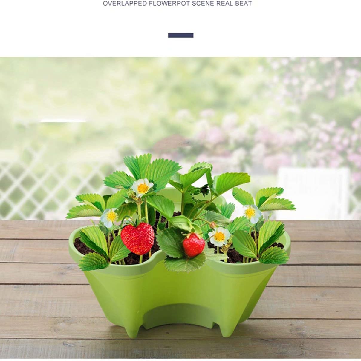 6-Layer Vertical Plant Tower – Efficient 3D Flower Growing System for Garden and Patio