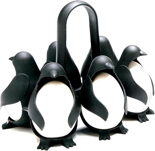 3-in-1 Egg Holder with Cute Penguin Design – Practical Egg Cup for Kitchen and Breakfast