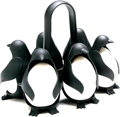 3-in-1 Egg Holder with Cute Penguin Design – Practical Egg Cup for Kitchen and Breakfast