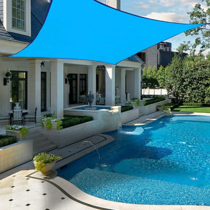 Rectangular Sun Shade Sail – UV-Resistant Sun Protection Canopy with Durable Rope for Garden and Patio