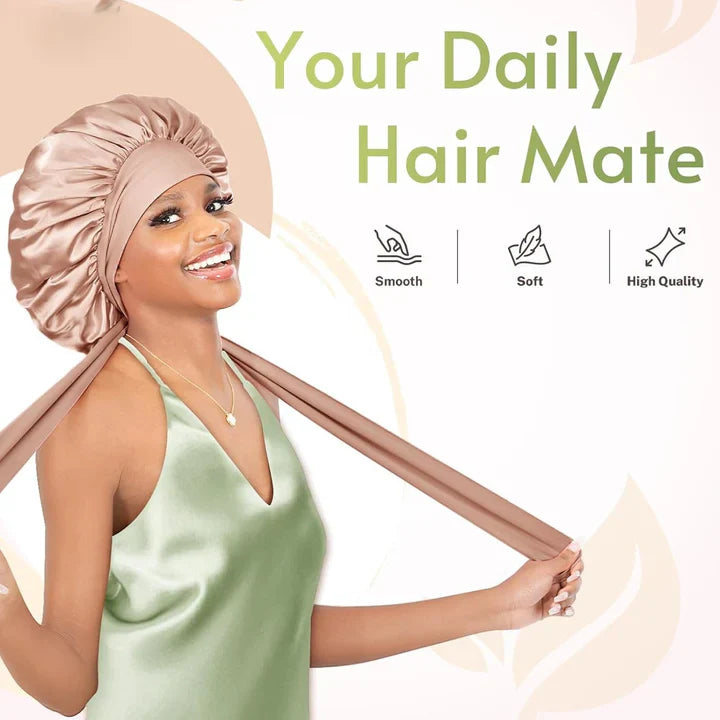 Satin Headband for Women – Comfortable Sleep Cap for Restful Nights