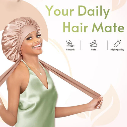 Satin Headband for Women – Comfortable Sleep Cap for Restful Nights