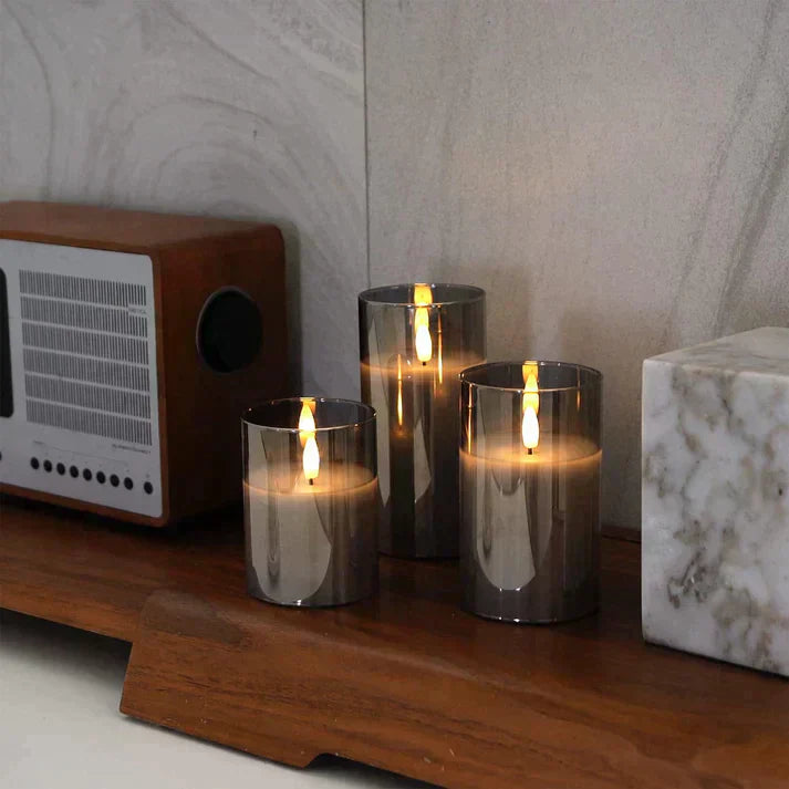 Real candle look – flickering LED candles for a cozy atmosphere, safe and long-lasting