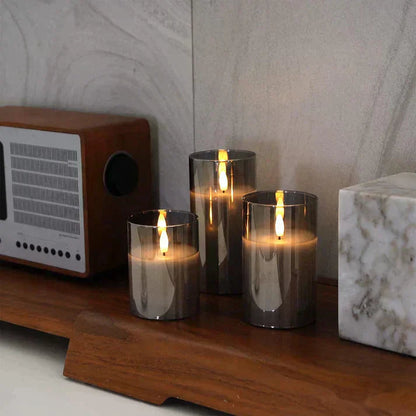 Real candle look – flickering LED candles for a cozy atmosphere, safe and long-lasting
