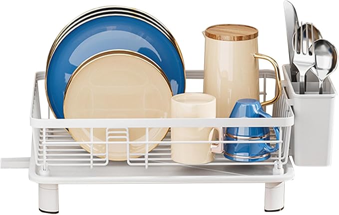 Kitchen Dish Drying Rack with Practical Drainage Function