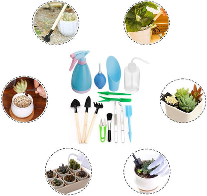 Succulent Garden Tool Set with Spray Bottle and Accessories – Complete Set for Caring for Succulents and Cacti