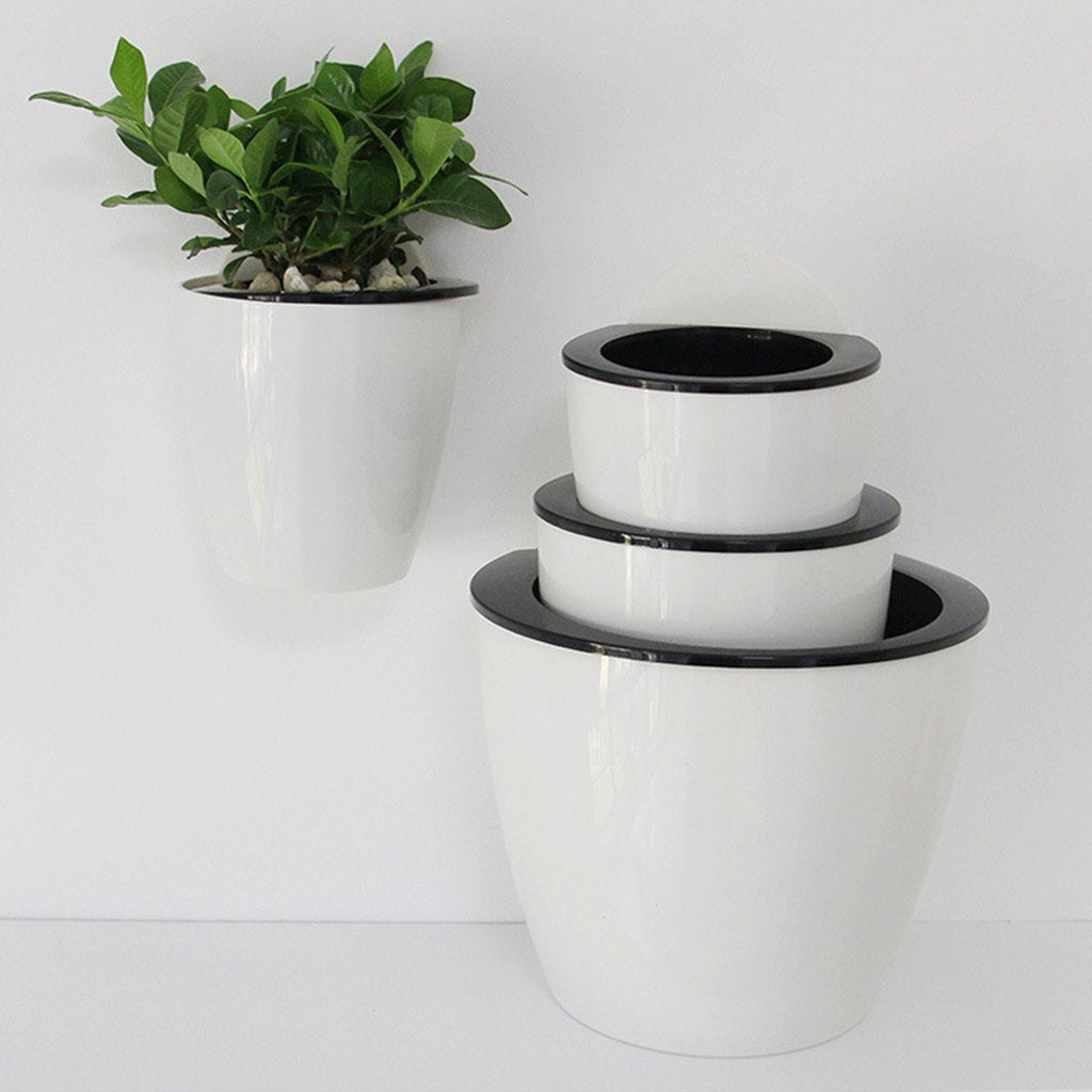 Self-Watering Hanging Planter – Modern Flower Pot for Wall Mounting for Efficient Plant Care