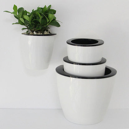 Self-Watering Hanging Planter – Modern Flower Pot for Wall Mounting for Efficient Plant Care