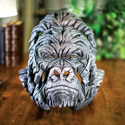Gorilla Figur in Resin – Realistic Decorative Statue for Living Room, Office & Garden