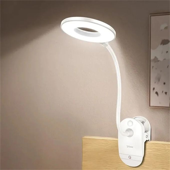 LED Desk Lamp With Clip – Rechargeable And Flexibly Adjustable Table Lamp For Office And Study
