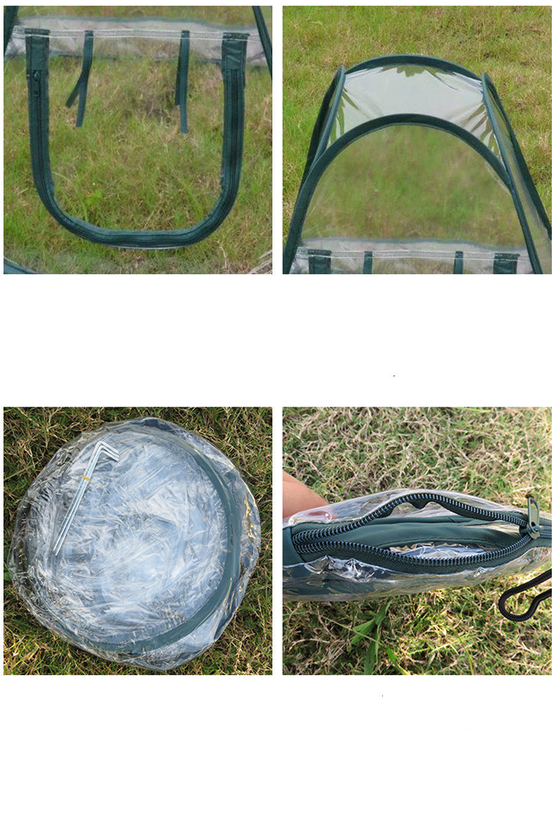 Compact Plant Protection Tent for Garden Plants – Transparent Mini Greenhouse
