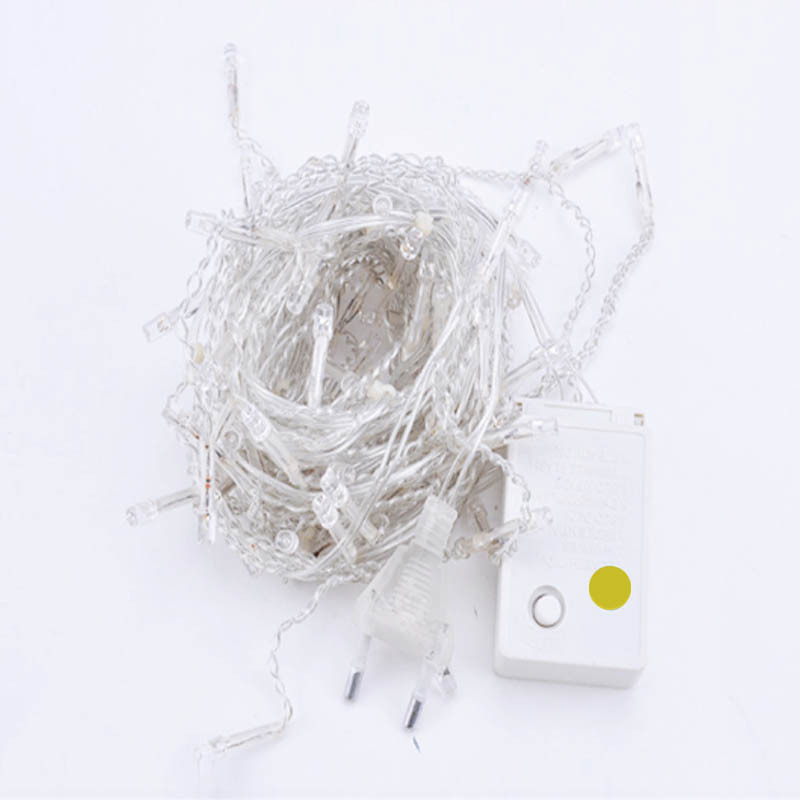 LED Icicle String Lights with Starry Sky Effect – Colorful Light Curtains for Christmas and Garden