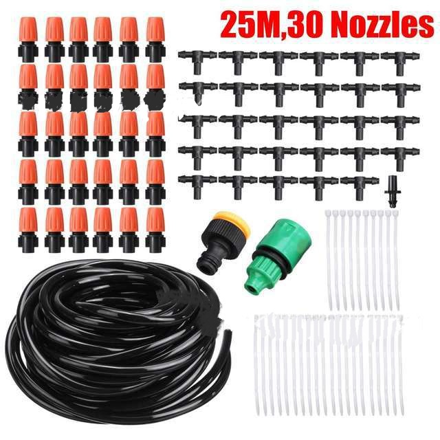 Automatic Drip Irrigation System Set – Efficient Garden Watering for Plants and Flowers