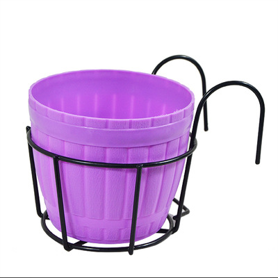 Sturdy Planter Holder with Metal Frame – Ideal for Balconies and Patios