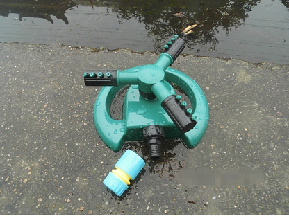 Adjustable Garden Sprinkler – 360° Rotating Spray System for Efficient Lawn Watering