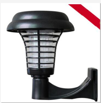 Solar Insect Killer with LED Light – Waterproof Mosquito Trap for the Garden, UV Light Mosquito Repellent Solar Garden Lamp