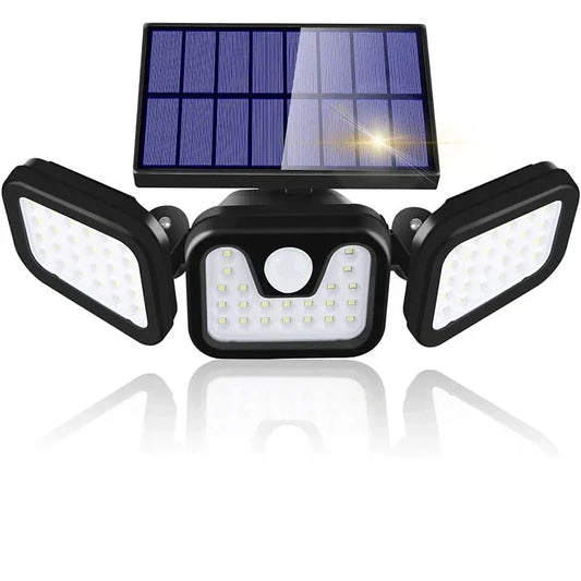 Solar-Powered Outdoor Wall Light with Motion Sensor