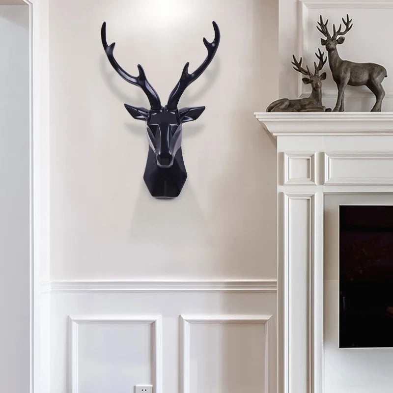 3D Deer Head Wall Decoration – Elegant Wall Art for Your Home