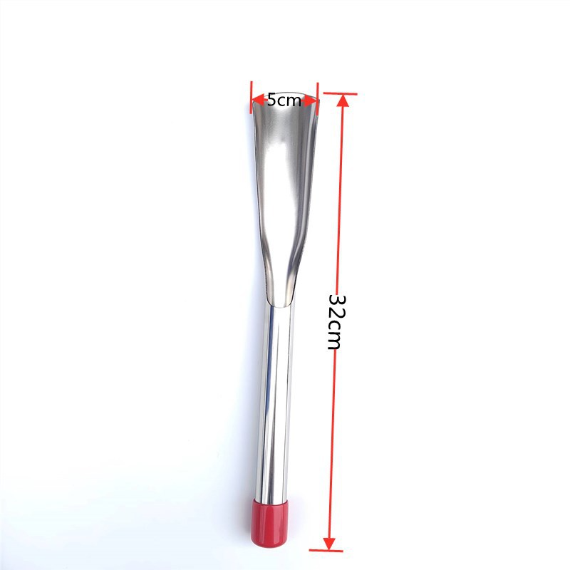 Stainless Steel Weed Puller With Wooden Handle – Sturdy Digging Tool For The Garden