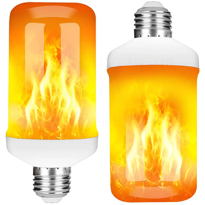 LED Flame Light Bulb – 9W Energy-Saving Lamp with Realistic Flame Effect
