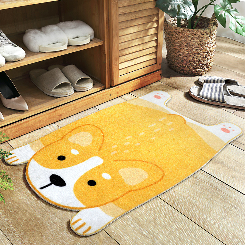 Cute Animal Non-Slip Mat – Pet Design For Kitchen, Bathroom, And Hallway