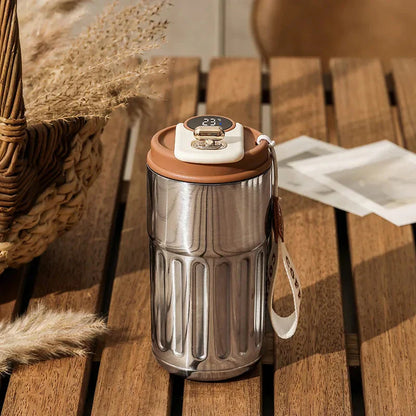 Thermo Mug with Temperature Display – 410ml for Hot and Cold Drinks