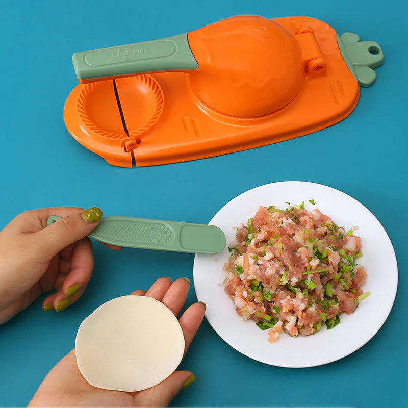 Practical Dumpling Maker with Lever Mechanism – For Quick and Easy Dumpling Preparation