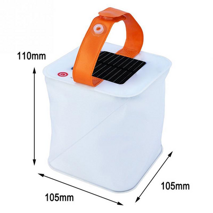 Solar-Powered LED Camping Lantern – Portable and Foldable Lamp for Outdoor Activities