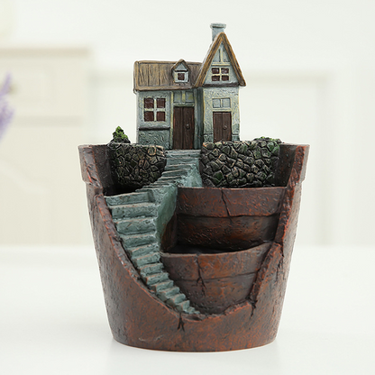 Succulent Decorative Flower Pot for Mini Gardens – Bonsai Planter for Micro Landscapes and Small Gardens