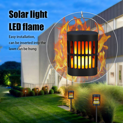 Solar LED Flame Lantern – Hanging Decorative Outdoor Lighting For Garden And Patio