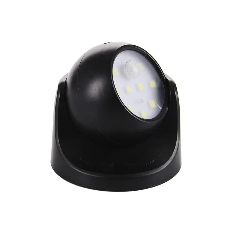 Cordless LED Spotlight with Motion Sensor – 360° Rotatable & Energy-Efficient