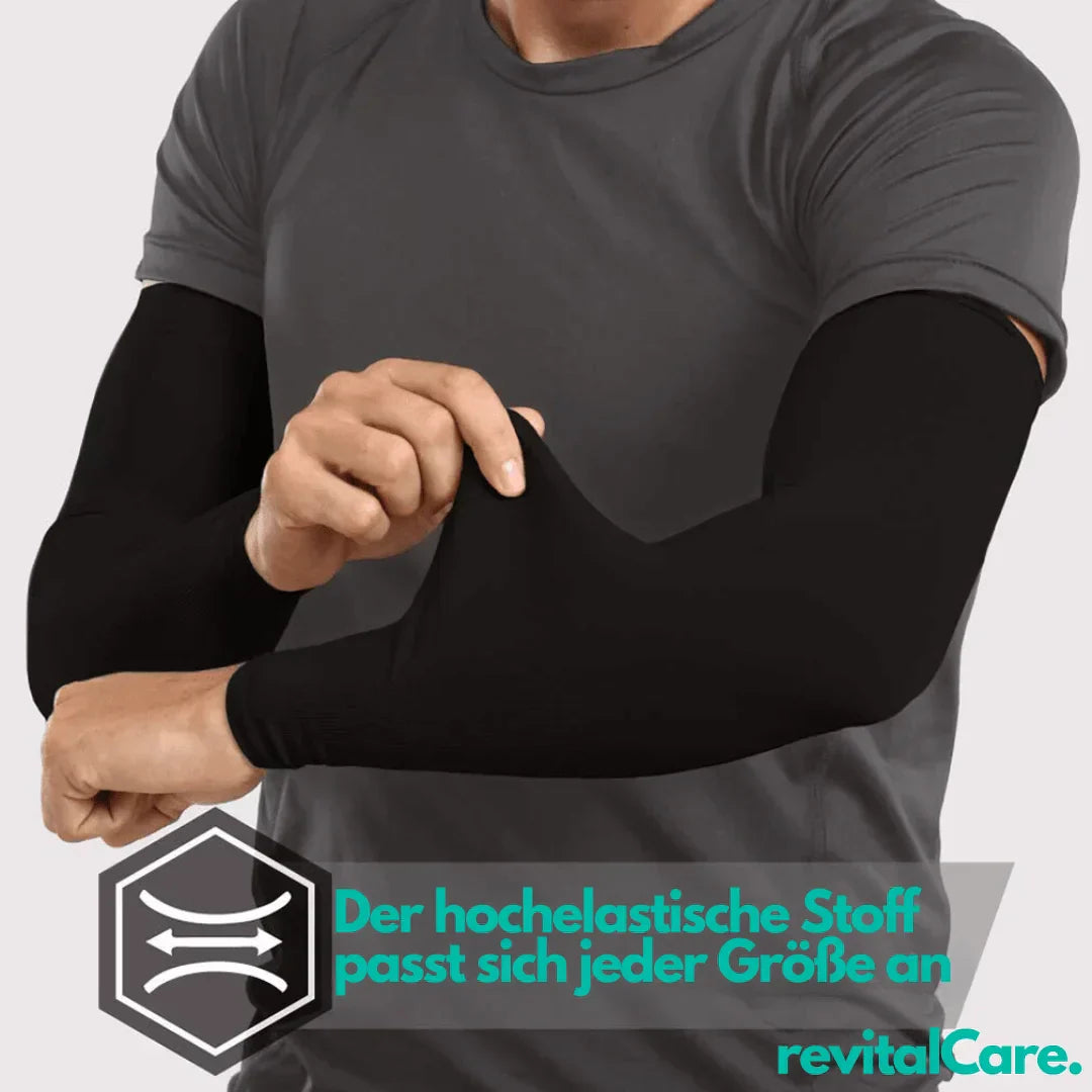 Compression Arm Sleeves for Sports and Work