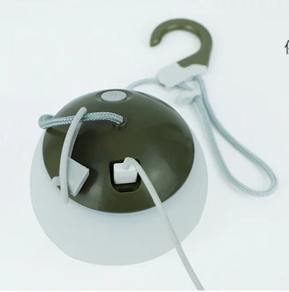 Rechargeable Retro LED Camping Lamp with USB – Portable Hanging Lantern for Outdoor & Tent