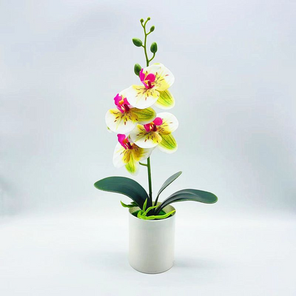 Artificial Orchid Flower – Decorative Artificial Plant for Living Room, Table Decoration, and Indoor Spaces