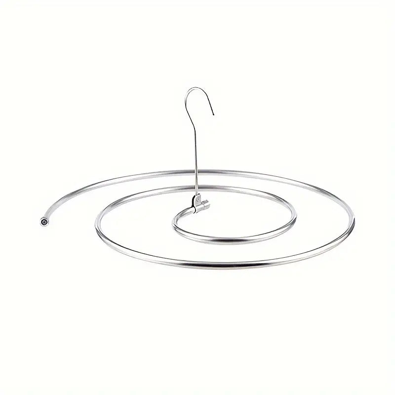 Drying Spiral Aid for Large Textiles