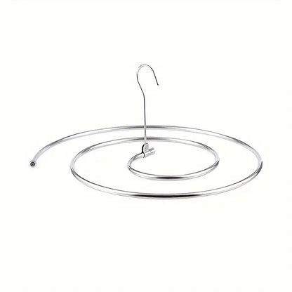 Drying Spiral Aid for Large Textiles